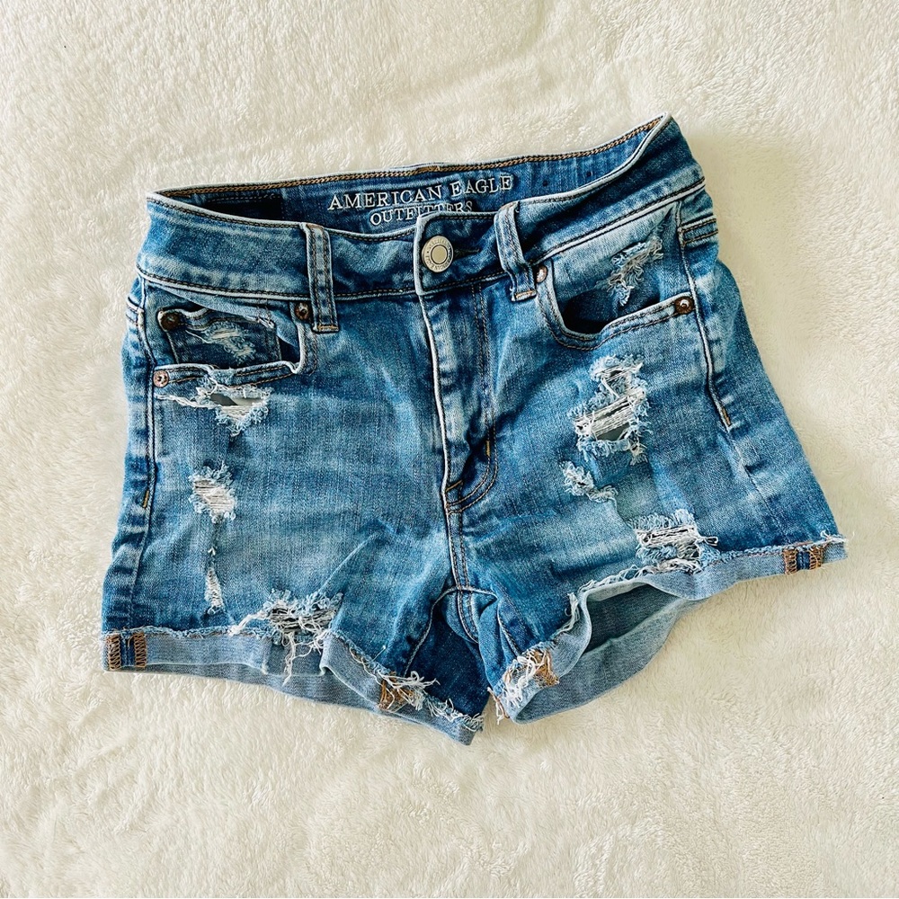 American Eagle Women’s High Rise Shortie - Size 0